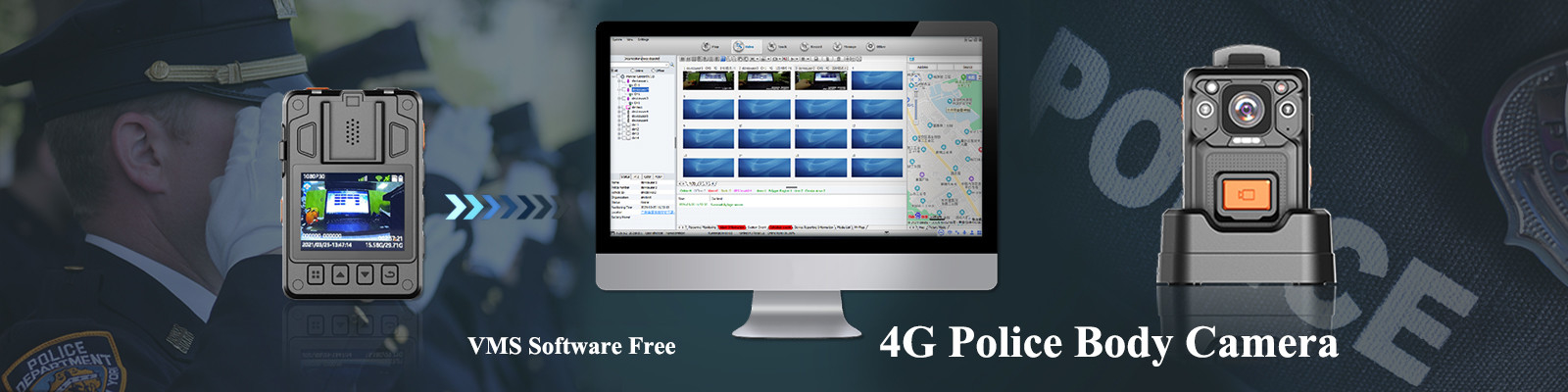 4G बॉडी वॉर्न कैमरा