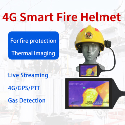 4g स्मार्ट IP66 सेफ्टी हेलमेट कैमरा, हार्ड हैट कैमरा माउंट