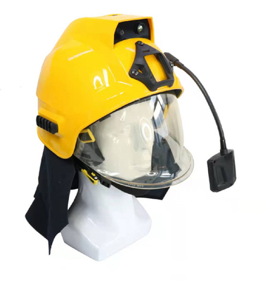 Fire Fighter Helmet ABS IR Thermal Image Camera SOS Alert With Command Software VMS