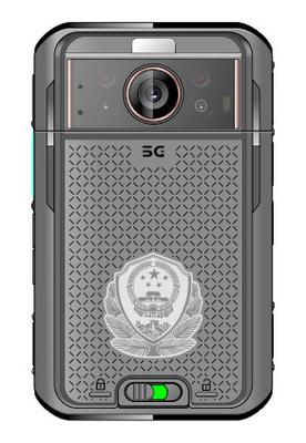 5G NR/SA थर्मल इमेजिंग बॉडी कैमरा 4K HD 3500mah डुअल बैटरी EIS 4G 64GB 3.1 इंच एलसीडी