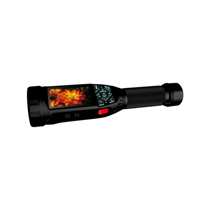 उच्च चमक एलईडी फ्लैशलाइट के साथ IP66 120 डिग्री फ्लैशलाइट कैमरा रिकॉर्डर