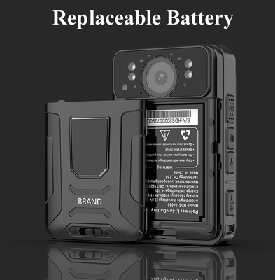 4जी बॉडी वेयर कैमरा जीपीएस लाइव वीडियो रिकॉर्डिंग स्टोरेज 32GB 128GB 256GB H.264/H265