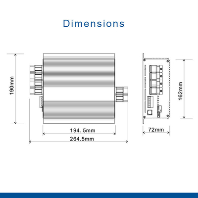 30A 390W DC बैटरी चार्जर 12V बैटरी के लिए तापमान क्षतिपूर्ति 1.5kg पर हल्के वजन