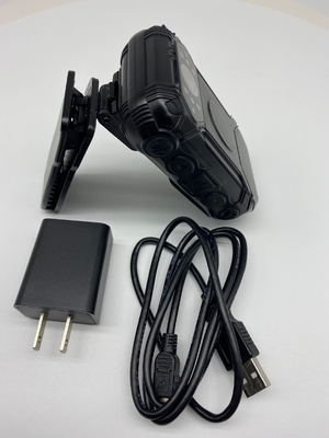 64G IP66 पुलिस बॉडी कैमरा 1.5W एलईडी और 120 डिग्री कोण के साथ