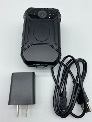 64G IP66 पुलिस बॉडी कैमरा 1.5W एलईडी और 120 डिग्री कोण के साथ