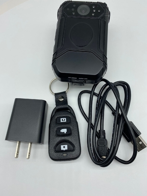 64G IP66 पुलिस बॉडी कैमरा 1.5W एलईडी और 120 डिग्री कोण के साथ