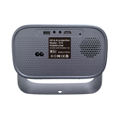 वाईफाई6 2.4G/5G 802.11a/b/g/n/ac/ax GPU ARM Mali-450 MP2 GPU 720P एलसीडी प्रोजेक्शन प्रौद्योगिकी के साथ मिनी पोर्टेबल प्रोजेक्टर