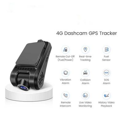 वाहन ब्लैक बॉक्स 4G डैशकैम जीपीएस ट्रैकर दो-तरफा वार्ता और उन्नत ड्राइविंग सहायता प्रणाली के साथ 4GB डीडीआर 512GB मेमोरी