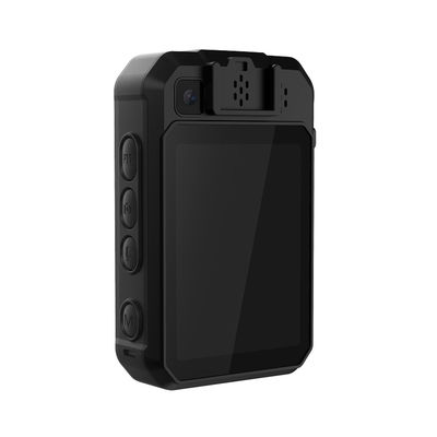 4जी वाईफाई डुअल कैमरा 2.4 इंच टच स्क्रीन बॉडी वियर कैमरा