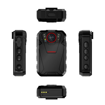 4जी वाईफाई डुअल कैमरा 2.4 इंच टच स्क्रीन बॉडी वियर कैमरा