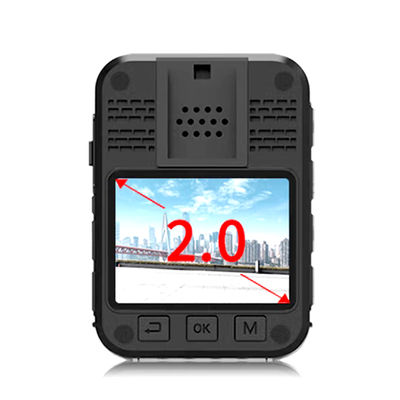 पिक्चर इन पिक्चर वीडियो मोड 2 इंच स्क्रीन बॉडी पहना हुआ कैमरा