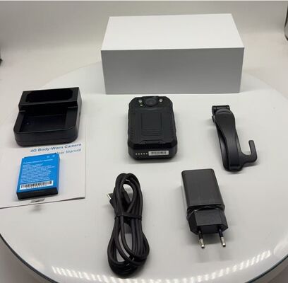 कानून प्रवर्तन 4G वाईफाई शरीर पहने कैमरा दो तरफा इंटरकॉम संचार