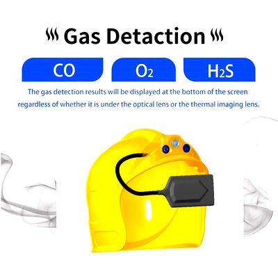 थर्मल इमेजिंग फायर हार्डहैट हेलमेट इन्फ्रारेड कैमरा