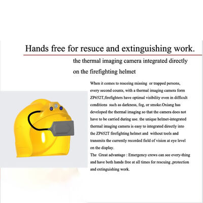 थर्मल इमेजिंग फायर हार्डहैट हेलमेट इन्फ्रारेड कैमरा
