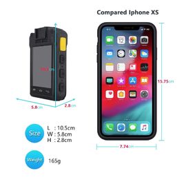4G Android पुलिस को नागरिकों के लिए वीडियो बॉडी पॉकेट कैमरा नाइट विजन पहनना चाहिए