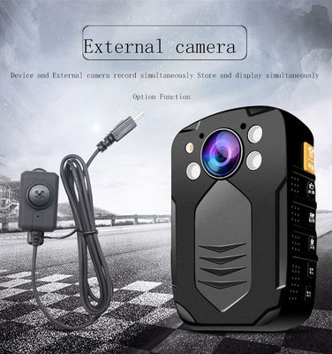 मिनी 4K पुलिस वॉर्न कैमरा वायरलेस कानून प्रवर्तन 1080P वीडियो कैमरा 5.0 MP CMOS सेंसर