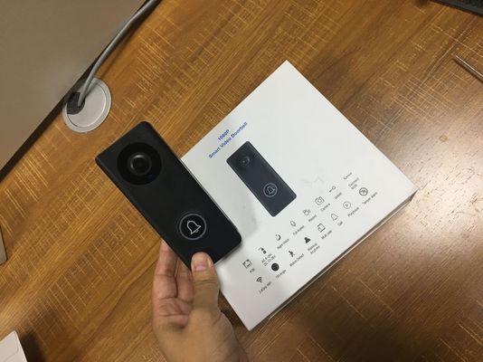 अनलॉक मॉनिटर इंटरकॉम 150° 128GB वीडियो डोरबेल कैमरा