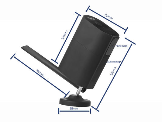 1080P 20fps PIR 4G Wifi सुरक्षा कैमरा PTZ POE नेटवर्क कैमरा 4W सौर पैनल के साथ