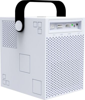 Mali400 MP2 50000H LED मिनी पोर्टेबल प्रोजेक्टर ब्लूटूथ 4.0 FCC