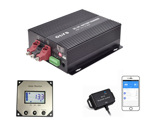 30A सोलर बैटरी चार्जर डुअल इनपुट इन-व्हीकल बैटरी चार्जर DC 12V-DC12V RV . के लिए