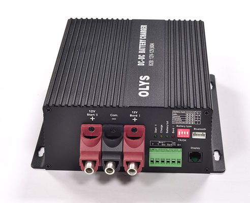 30A सोलर बैटरी चार्जर डुअल इनपुट इन-व्हीकल बैटरी चार्जर DC 12V-DC12V RV . के लिए