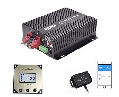 IP66 डायनमो डीसी बैटरी चार्जर के माध्यम से दोहरी इनपुट 12V से 12V 820W
