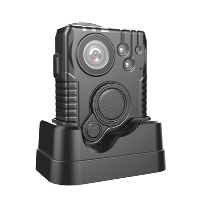 IP67 नेटवर्क पुलिस वॉर्न कैमरा HD रेजोल्यूशन ऑनविफ ब्लैक IR लाइट 3200mAH
