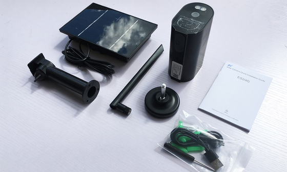 12000MAH 4G वाईफ़ाई सुरक्षा कैमरा PIR अलार्म 3.6 मिमी लेंस डोम सुरक्षा कैमरा