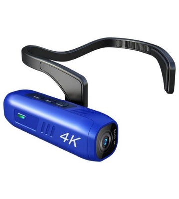 Gyroscope पहनने योग्य वीडियो कैमरा EP6 1080P व्लॉग वाईफ़ाई हेडसेट EIS 4K 2200mAh