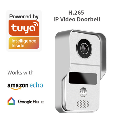 DC12V वाईफ़ाई वीडियो डोरबेल IR Tuya APP के साथ कोई रंग विचलन नहीं काटता है