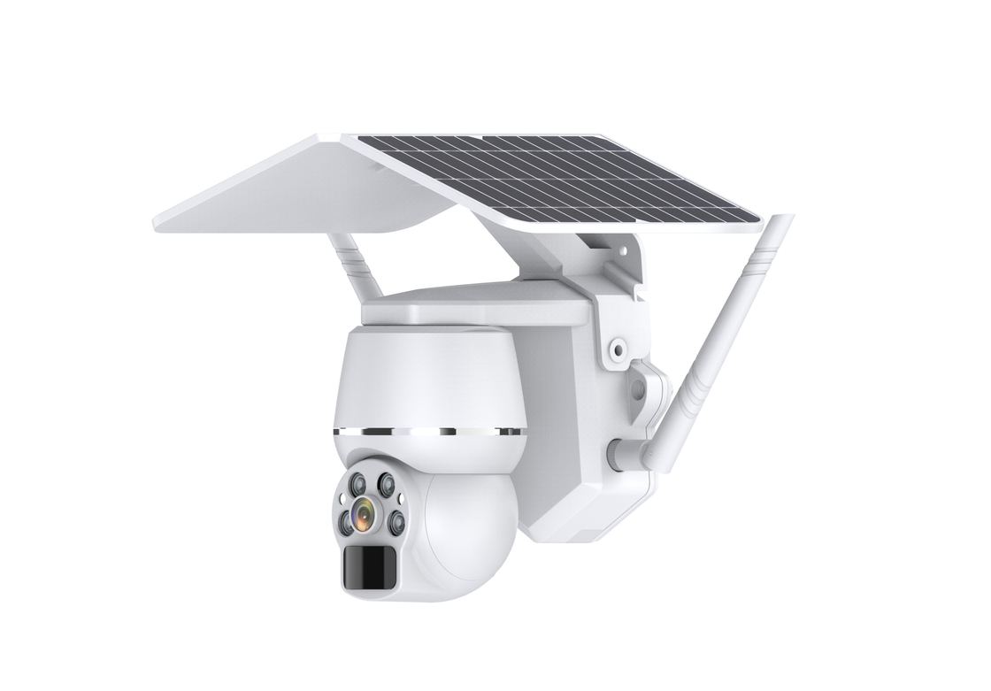 स्मार्ट 4जी वाईफाई सुरक्षा कैमरा 800 एमएएच बैटरी Hi3518E SoC समाधान डीसी 5वी1ए पावर एडाप्टर के साथ