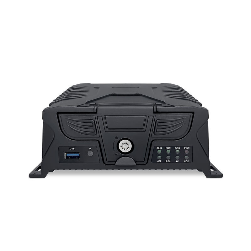 स्थिर प्रदर्शन के साथ 4G मोबाइल डीवीआर 4 चैनल मोबाइल वीडियो रिकॉर्डर और पावर ऑफ वीडियो सुरक्षा के लिए निर्मित फाराड कैपेसिटर