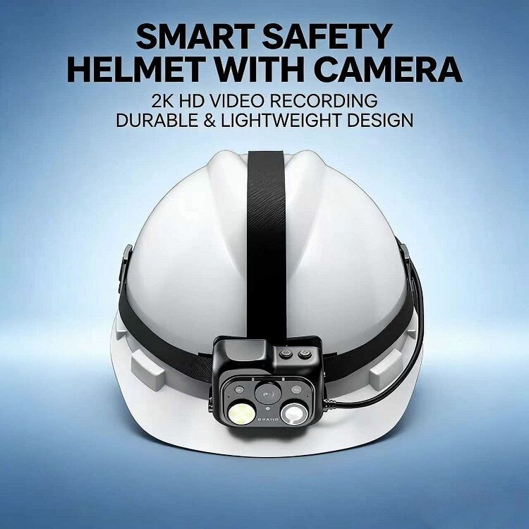 Safety Helmet Camera Designed for Industrial Applications with High Level Protection and Excellent Video Transmission
