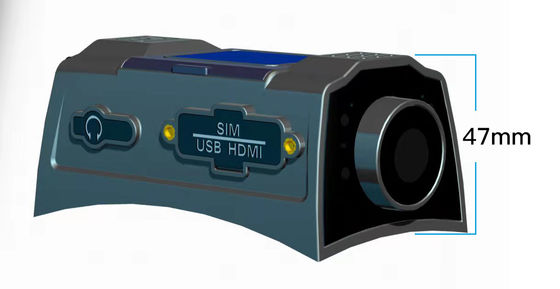 3जी 4जी वाई-फाई जीपीएस मिनी स्मार्ट हेलमेट कैमरा वीडियो रिकॉर्डिंग के लिए 4000mAh बैटरी में निर्मित